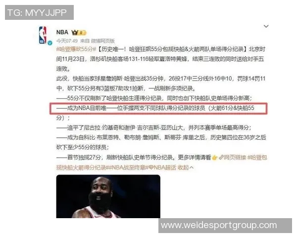 克尼佩尔本赛季第5次单场205三分表现仅次于哈登和库里